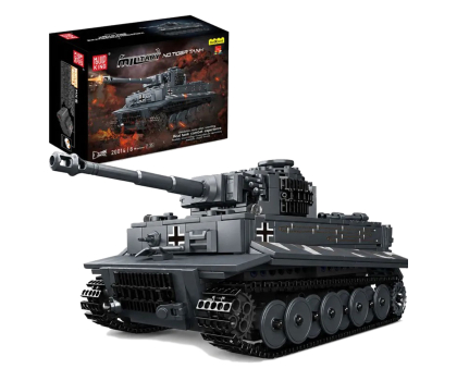 Zabawka edukacyjno-interaktywna Mould King Klocki konstrukcyjne Czołg ciężki Tiger 850 el. zestaw 20014